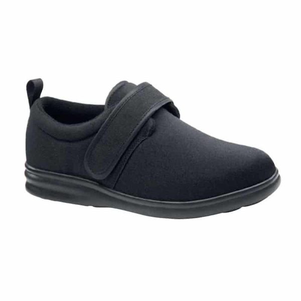Dr Comfort Carter Men's double depth shoe black