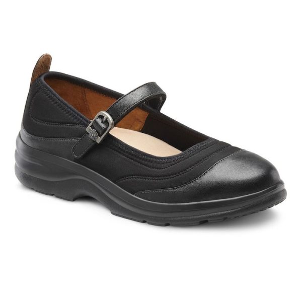 Dr Comfort Flute Women's Merry Jane Dress Shoe Black
