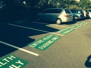 Entire Health parking bays