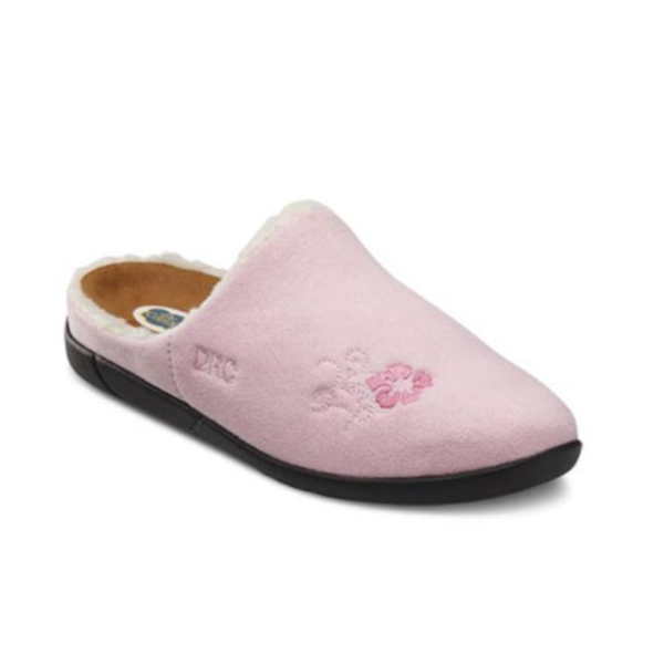 cozy dr comfort pink womens slipper