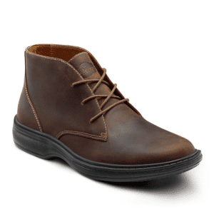 dr comfort ruk mens dress shoe brown
