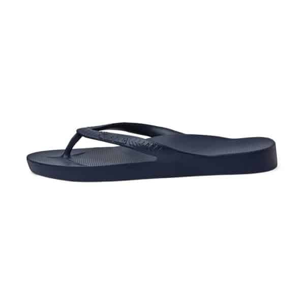 navy arch support thongs archies other side view