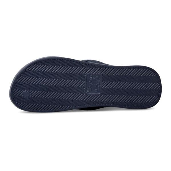 Underside of Archies Navy Arch Support Thongs