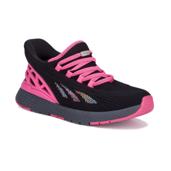 halo drew shoe black pink womens athletic shoe entire podiatry