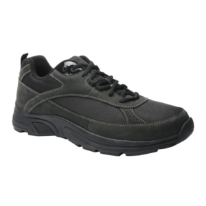 aaron drew shoe black mens walking shoe entire podiatry