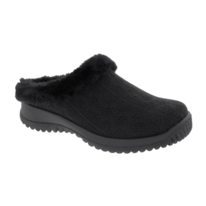 comfy drew shoe black sweater slipper entire podiatry