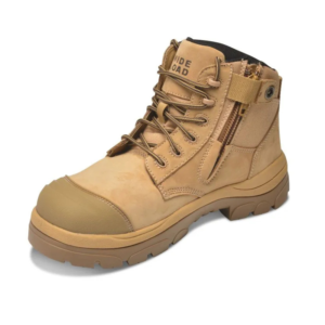 690WZC wide load safety boot composite toe wheat