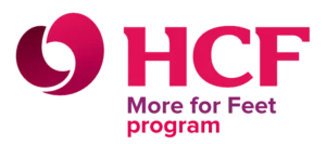 HCF more for feet logo